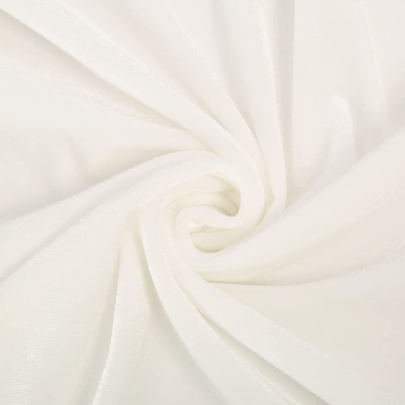 ⭐️jasambac Off Shoulder Velvet High Low Hem A-Line Party Cocktail Dress⭐️ - Picture 4 of 10